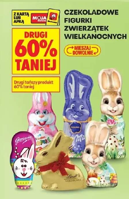 Czekoladowe figurki i zwierzątka wielkanocne różne rodzaje