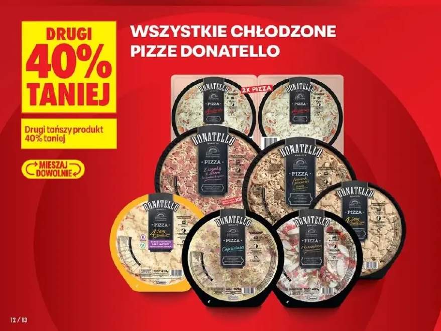Pizza chłodzona różne rodzaje
