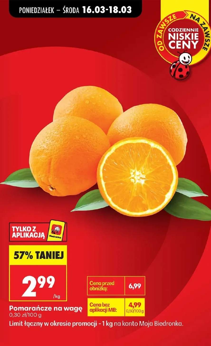 Pomarańcze na wagę