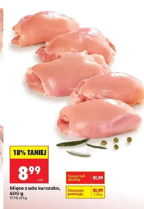 Mięso z uda kurczaka