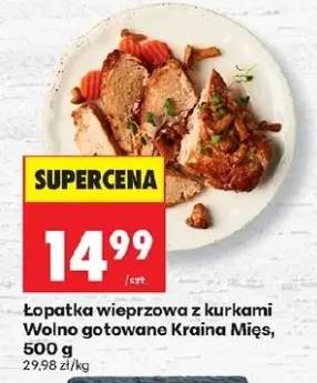 Łopatka wieprzowa z kurkami wolno gotowane Kraina Mięs