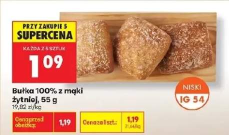 Bułka 100% z mąki żytniej