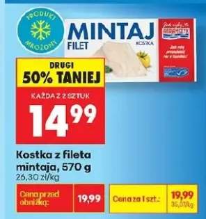 Filet kostka z fileta mintaja