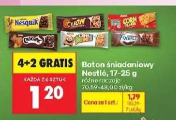 Baton śniadaniowy różne rodzaje