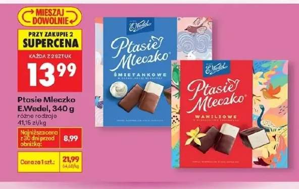 Czekolada Ptasie Mleczko śmietankowe