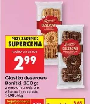 Ciastka deserowe z masłem