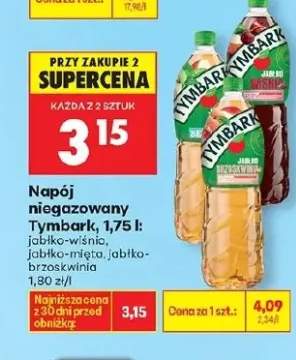 Napój niegazowany Tymbark jabłko-wiśnia