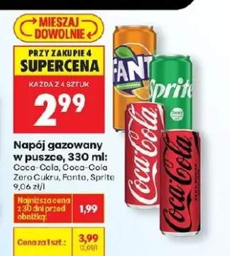 Napój gazowany Coca-Cola w puszce