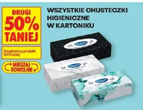 Chusteczki higieniczne w kartoniku