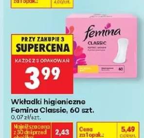 Wkładki higieniczne Classic