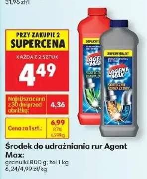 Środek do udrażniania rur Agens Max