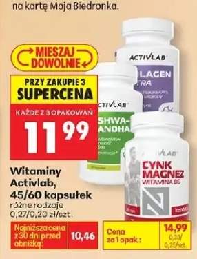 Witaminy różne rodzaje 45/60 kapsułek