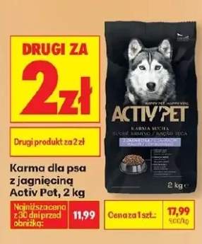 Karma sucha z jagnięciną Activ Pet