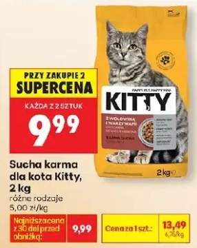 Sucha karma dla kota z wołowiną i warzywami