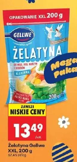 Żelatyna klarowna do mięs, ryb, marzeń i deserów