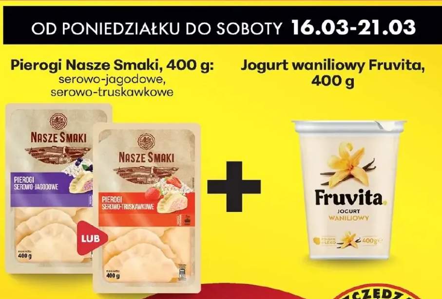 Pierogi serowo-jagodowe