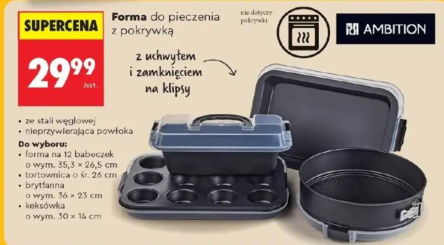 Forma do pieczenia z pokrywką