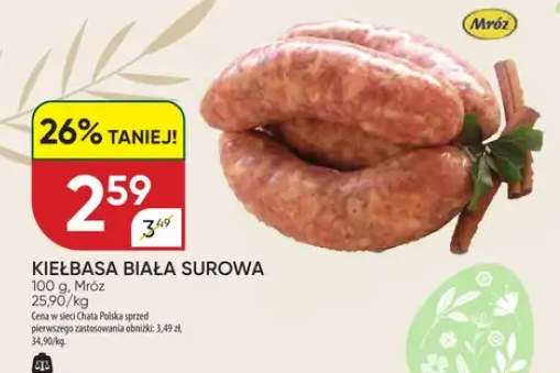 Kiełbasa biała surowa