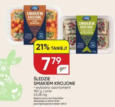 Śledzie smakiem krojone wybrane asortymenty