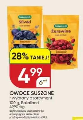 Owoce suszone Żurawina