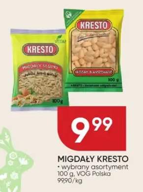 Migdały Kresto wybrane asortymenty