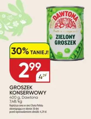Groszek konserwowy zielony
