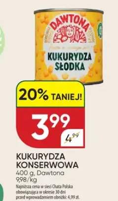 Kukurydza konserwowa słodka