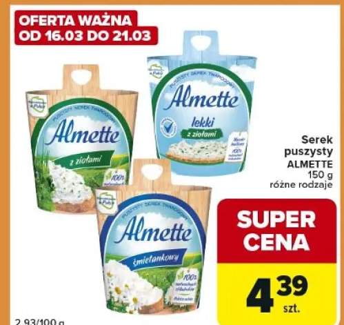 Serek puszysty różne rodzaje