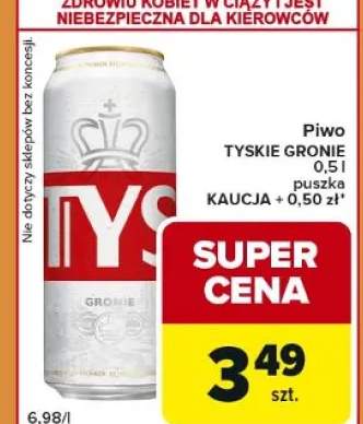 Piwo puszka KAUCJA + 0,50 zł