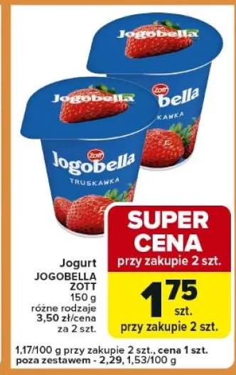 Jogurt truskawka różne rodzaje