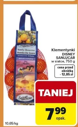 Klementynki w siatce