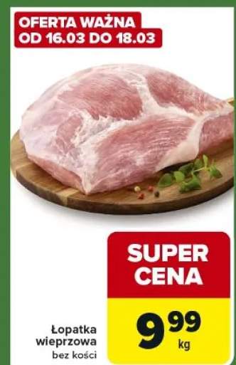 Łopatka wieprzowa bez kości