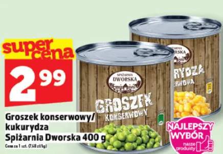 Groszek konserwowy/kukurydza