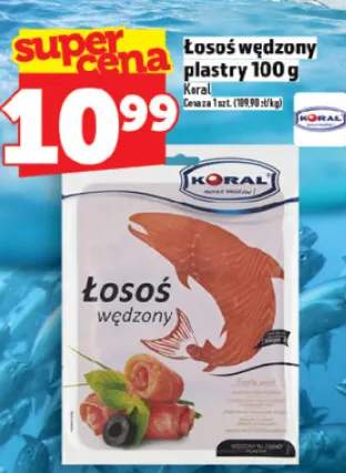 Łosoś wędzony plastry