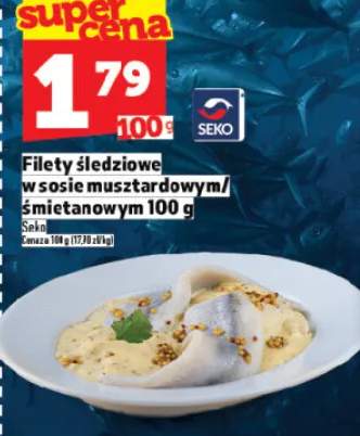 Filety śledziowe w sosie śmietanowym