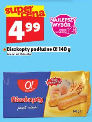 Biszkopty podłużne