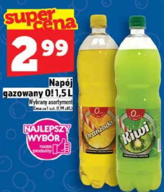 Napój gazowany kiwi