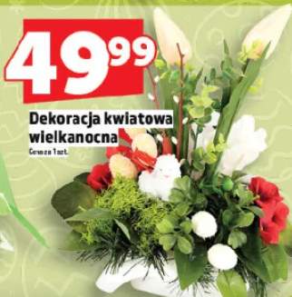 Dekoracja kwiatowa wielkanocna