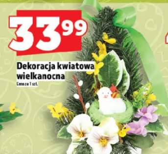 Dekoracja kwiatowa wielkanocna