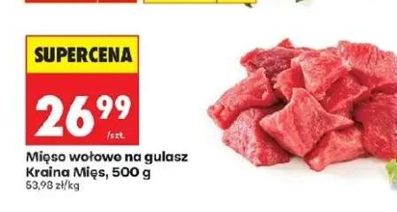 Mięso wołowe na gulasz