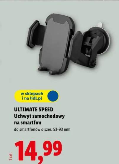 Uchwyt samochodowy na smartfon