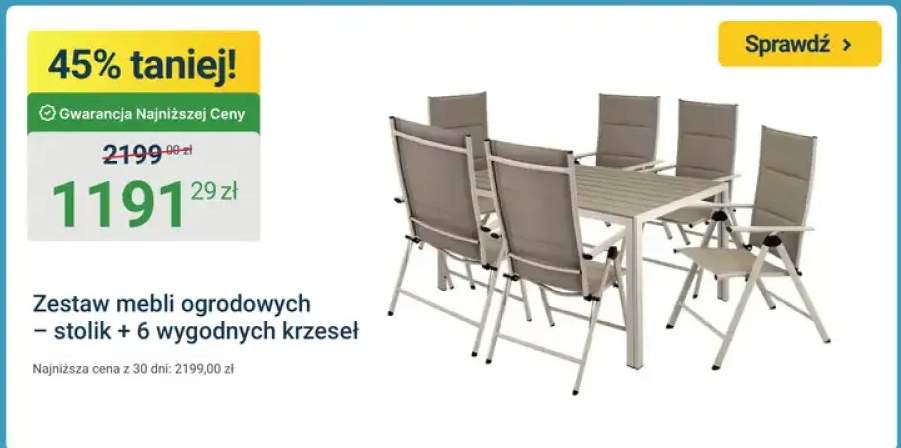 meble ogrodowe