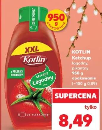 Ketchup łagodny, pikantny