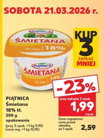 Śmietana 18% tł.