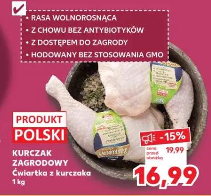 Kurczak zagrodowy ćwierćka z kurczaka