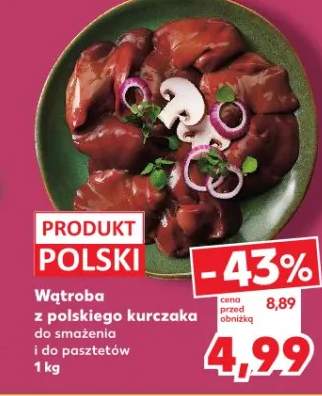 Wątroba z polskiego kurczaka do smażenia i do pasztetów