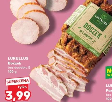 Boczek bez dodatku E