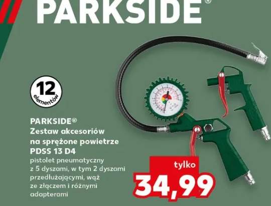 Zestaw akcesoriów na sprężone powietrze PDSS 13 D4