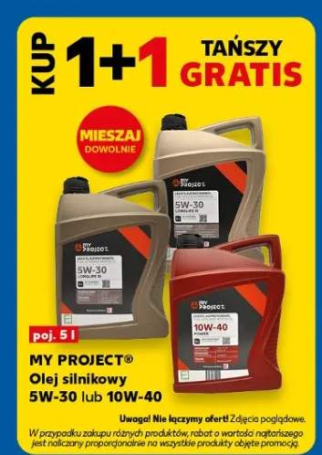 Olej silnikowy 5W-30 lub 10W-40