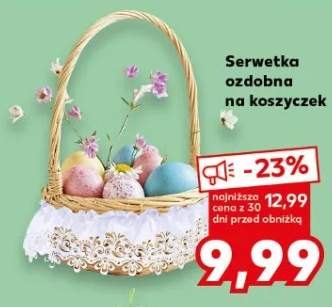 Serwetka ozdobna na koszyczek